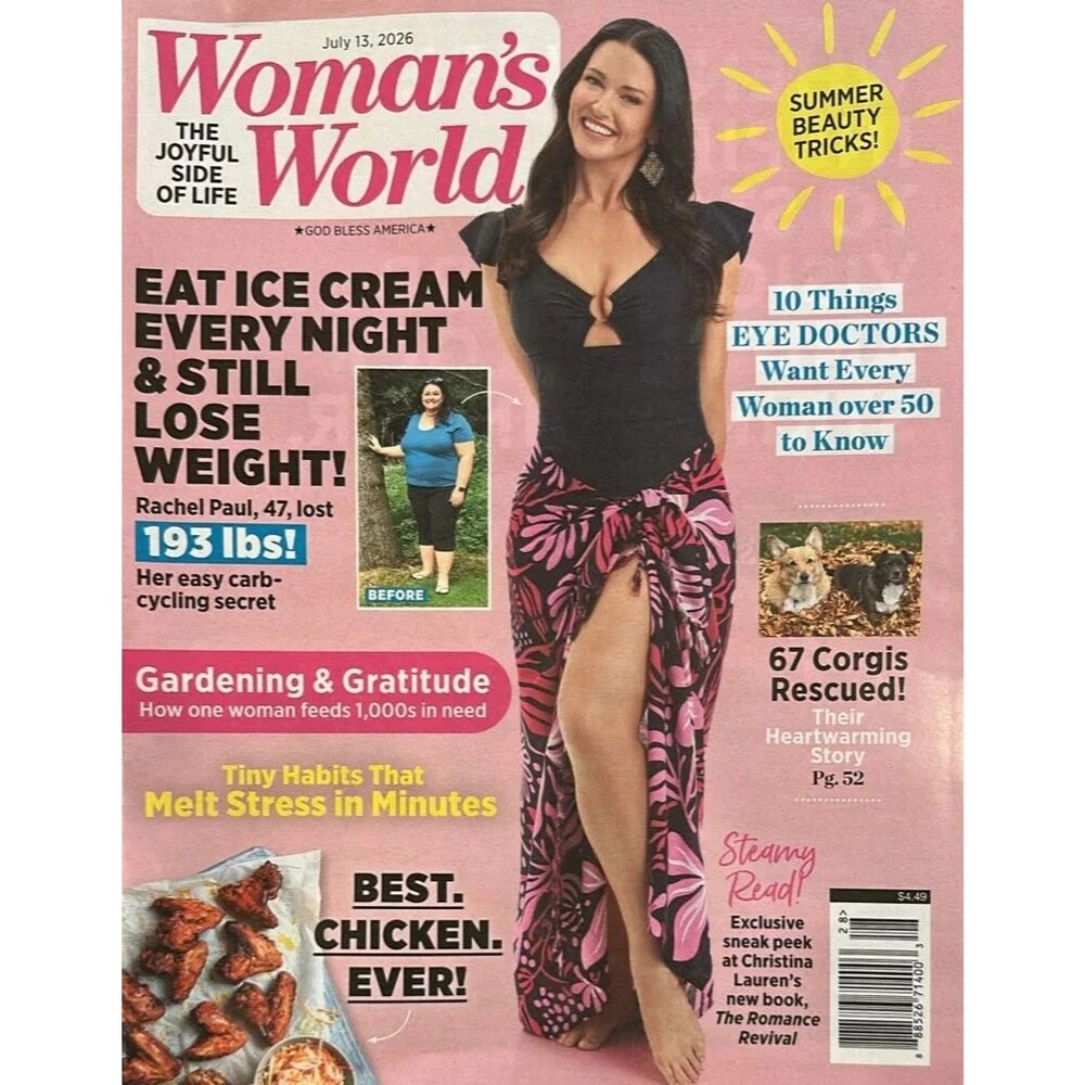 Woman's World July 13, 2026 Best Chicken Ever! Lose Weight! Corgis Rescued!